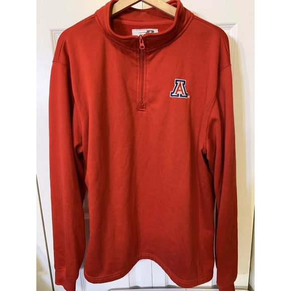 J‎ America Men’s Sz XL Red White Track Jacket Vtg Full Zip - Picture 6 of 7